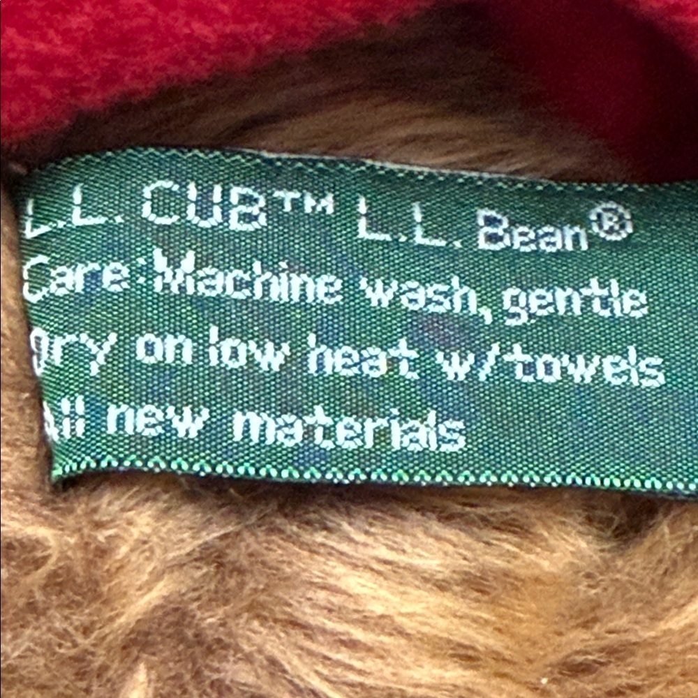LL Bean Vintage “LL Cub” 15” Teddy Bear - Picture 5 of 5